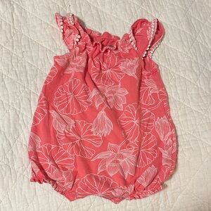 Carter’s Pink Floral Baby Romper